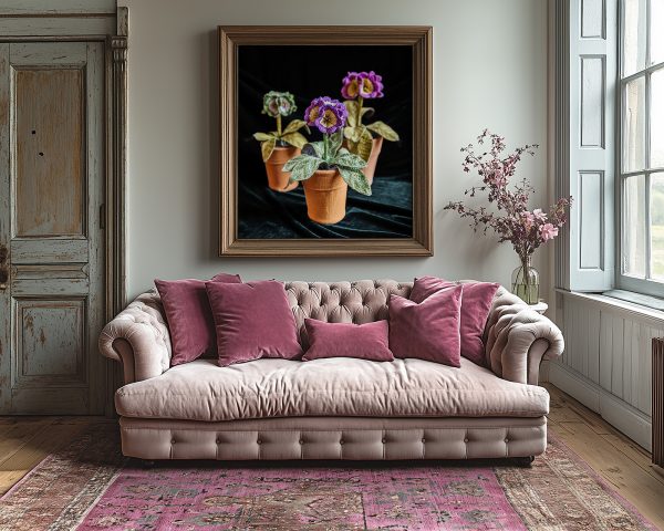 Corinne Young Studio - Auricula Collection Art Print (Room Set)