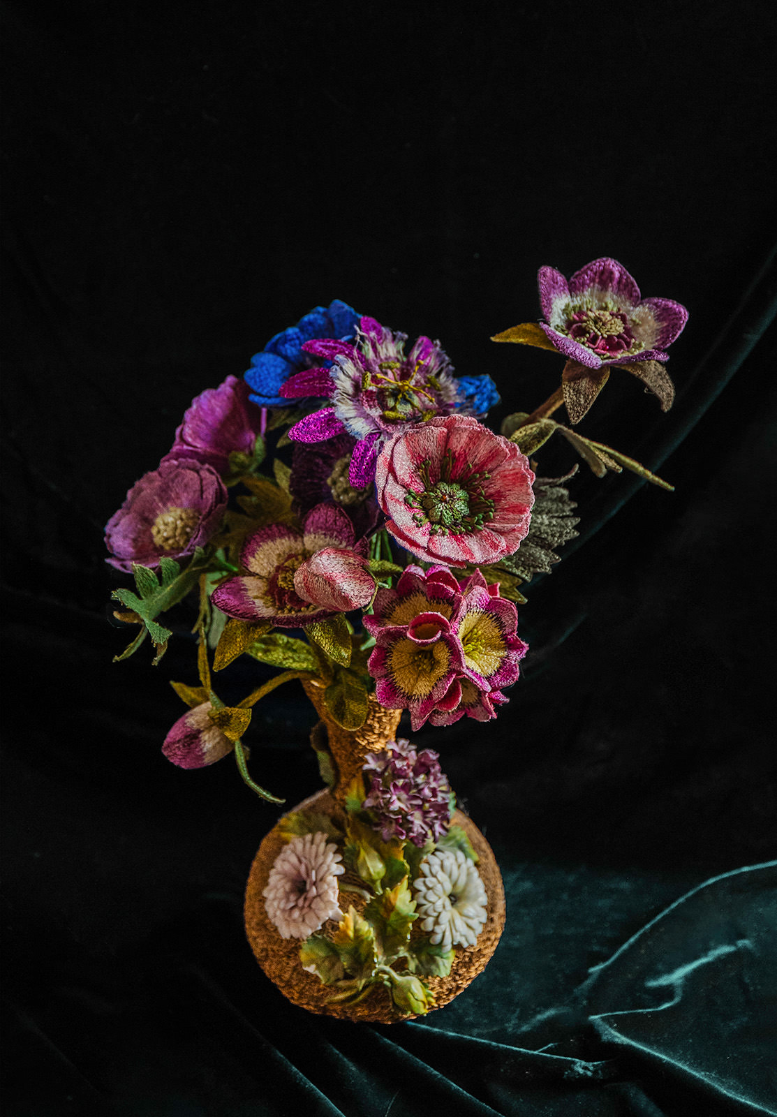 Floral Vase Collection Art Print by Corinne Young Studio